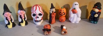 Halloween Lot Of 9 Candles