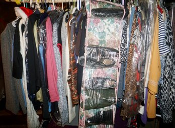 #84 Rack Of Vintage Clothing & Shoes