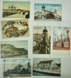 #4- Lot Of 8 Vintage Revere Beach Post Cards