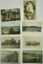#7- Lot Of 8 Vintage Revere Beach Post Cards