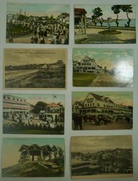 #9- Lot Of 8 Vintage Nahant Post Cards - RPPC  Colored