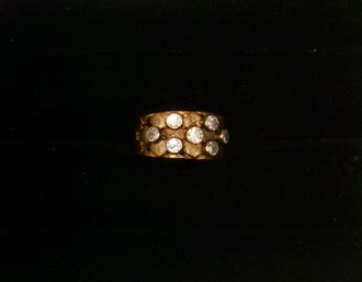 #6 - Size 7.5 - 14k / Diamond Ring - 8 G