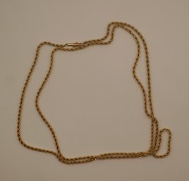 #7 - 30' 14k Gold Necklace - 16.1 G