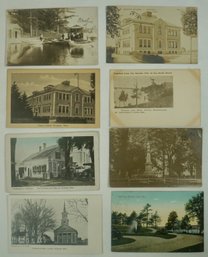 #27-lot Of 8 RPPC / Colored Wenham /  Beverly MA