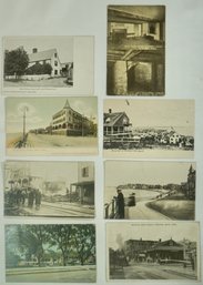 #43-lot Of 8 RPPC/ Colored Winthrop MA