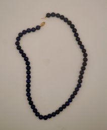 #35- 18' Lapis Necklace W/ 14k Clasp