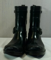 #62 Coach Rain Boots Size 7 Like New