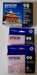 3 Boxes Epsom Ink Cartridges