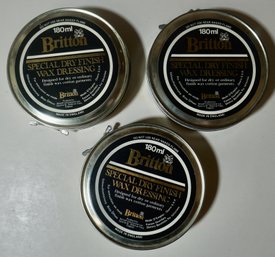 Lot Of 3 - Britton Special Dry Wax , NOS
