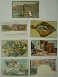 #111- Lot Of 7 Misc. PC Including Atlantic City, Clermont, Fort Monroe