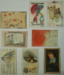 #130 Lot Of 8 Colored Holiday  Valentine's Day PC's