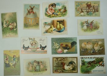 #131 Lot Of 13 Colored Holiday  Easter PC's