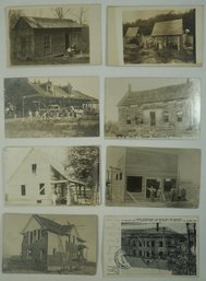 #136 - Lot Of 8 RPPC Buildings /  Houses Under Construction