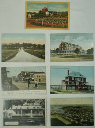#167- Lot Of 7 RPPC / Colored Maine, NH