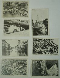 #170 - Lot Of 7 RPPC The Great New England Hurricane Of 1938- Boston, RI, Conn