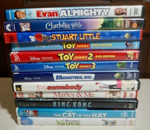 Lot Of 12 DVD's