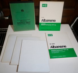 Lot Of 6 Graph And Tracing Paper