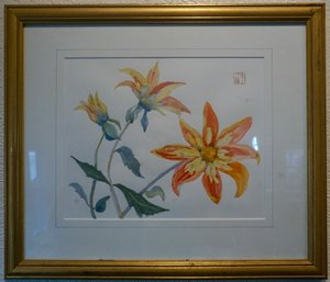 #207 Signed Watercolor ( Jody Blagden) 21w X 18H