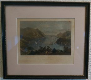 #224 Bartlett & Wallace View From West Point Engraving 10.5 X 12.5