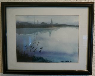 #227 Signed 2003 Watercolor Thad Closson 15 X 12