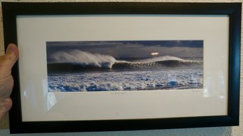 #229 Signed Lithograph Ocean 12 X 21.75