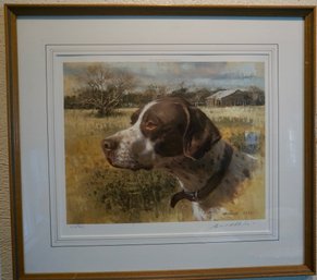 #241 Signed / Numbered Print Dog Robert Abbott 23 X 21