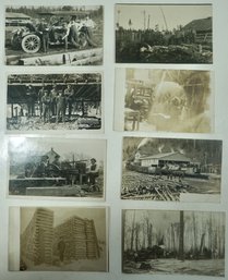 #35 Lot Of 8 RPPC Public Works, Factories, Mines & Quarries, Commercial Fishing