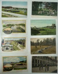 #40 Lot Of 8 Military RPPC, Colored Postcards & Photos