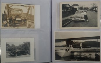 #11- Book Of 199 Photos May  Include Autos, Wrecks,  Fire Trucks, Tractors, Pedal Cars, Advertising, Planes