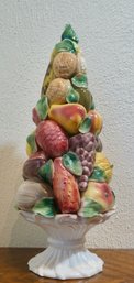 #270 Bowl Of Fruit , Porcelain , 17'T