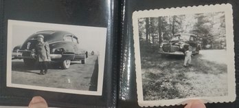 #20- Book Of 81 Photos May  Include Autos, Wrecks,  Fire Trucks, Tractors, Pedal Cars, Advertising, Planes