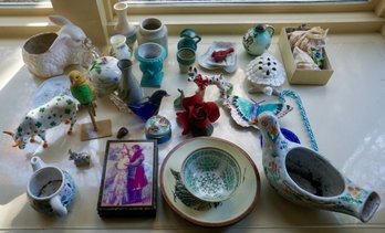 #279 Lot Of 30 Misc Porcelain, Pottery, Glass