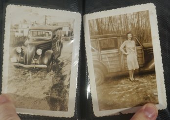 #22- Book Of 87 Photos May  Include Autos, Wrecks,  Fire Trucks, Tractors, Pedal Cars, Advertising, Planes