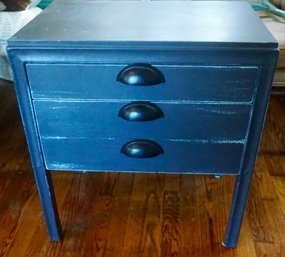 #137 Painted Light Gray 2 Drawer Nightstand