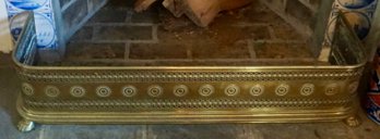 #144 Fireplace Brass Fender