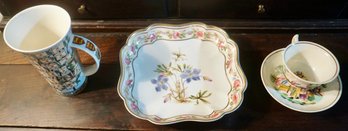 #151  Lot Of 3 Scottish & Asian Porcelain