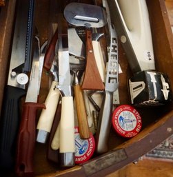 #164 Misc Drawer Of Kitchen Utensils