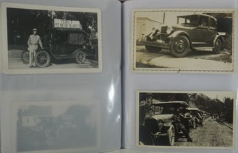 #39- Book Of 179 Photos May  Include Autos, Wrecks,  Fire Trucks, Tractors, Pedal Cars, Advertising, Planes