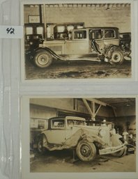 #42- Lot Of 4 Car Wreck Photographs- 5 X 7 's