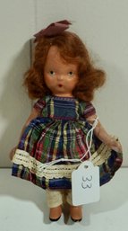 #33  Nancy Ann Doll 5.25' - Red Hair