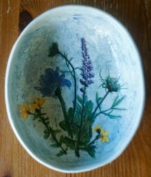 #187 Steeple Bush Pottery Bowl 6'