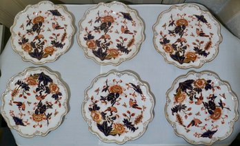 #191 Lot Of 6 Coalport / Hong Kong Pattern Plates 9'