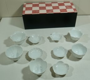 5 Sets Of Japanese Bowls W/ Original Box