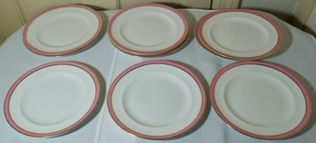 #293 Lot Of 10 Dessert Plates Anertons 8'