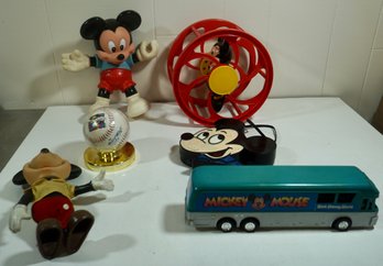 Lot Of 6 Mickey Mouse Toys