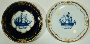 Pair Of Reichenbach Porcelain Plates - 7.75'