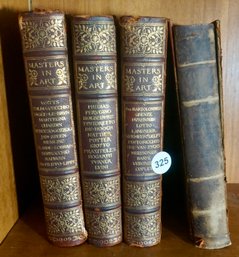 #325 1903 Masters In Art 4 Volumes