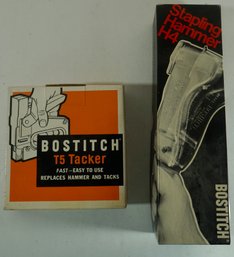 Lot Of 2 Bostitch Staplers- H4 Hammer And T5 -  NOS