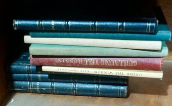 #338 Shelf Lot Of Books