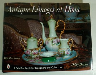 Antique Limoges At Home Book Signed By Author